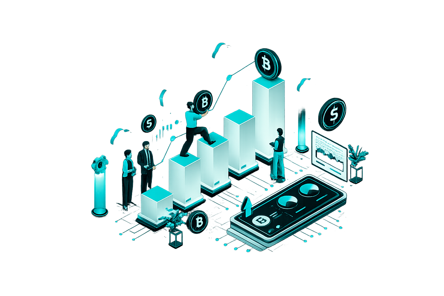 Students learning online with SuuqaCrypto