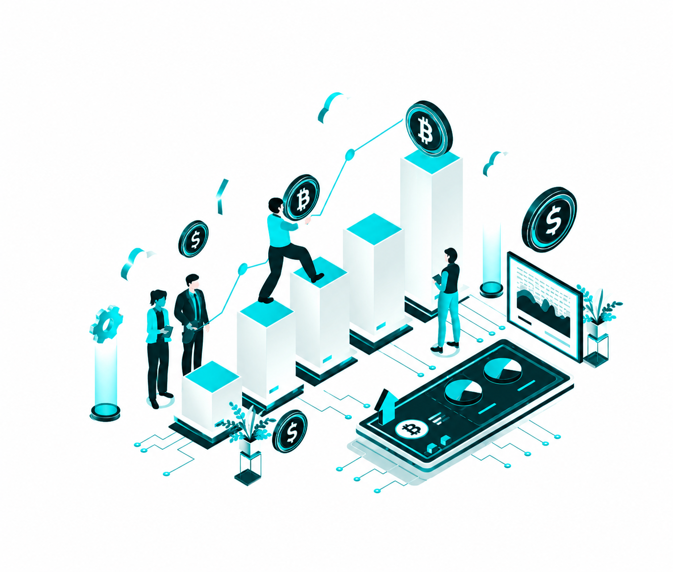 Students learning online with SuuqaCrypto